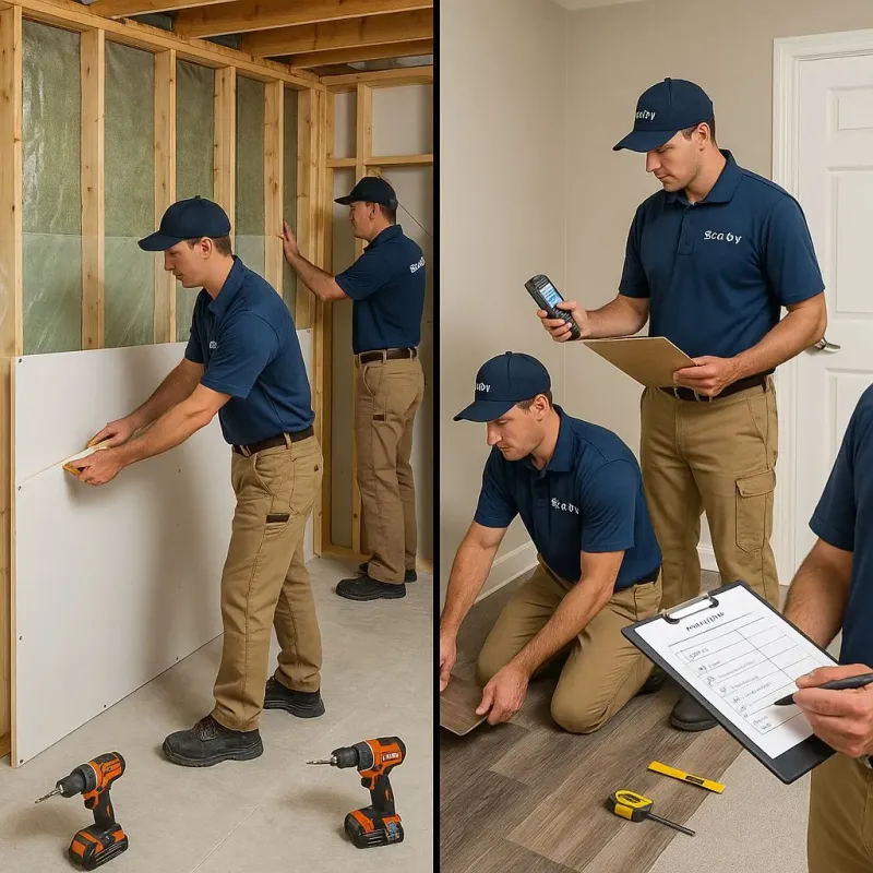 Repairs and Reconstruction process in Bay City, OR